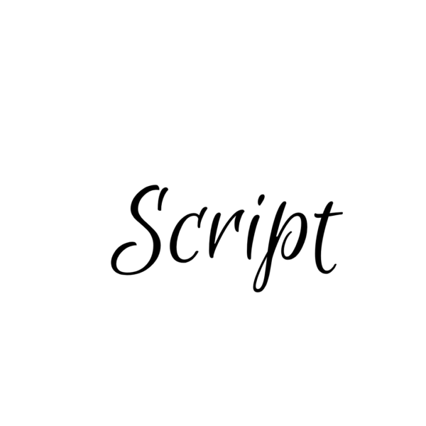 script text